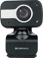 Zebronics Zeb-Crystal Clear Web Camera with 3P Lens,Built-in Microphone