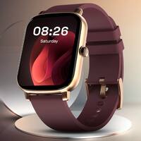 Noise Icon Buzz 1.69" Display with Bluetooth Smartwatch  (Deep Wine Strap, Regular)