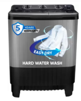 realme TechLife 7.5 kg 5 Star  Top Load Washing Machine (Black, Grey)