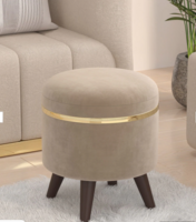 Noah Pouffe In Off White Colour