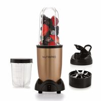 Nutripro Copper Juicer Mixer Grinder - Smoothie Maker - 500 Watts (2 Jars, Gold) 