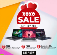 Acer - XOXO Sale - Student Discounts, Free Accessories, Free additional warranties and more (13 - 19th) 