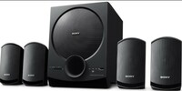 Sony New SA-D40M2 4.1ch Home Theatre Speaker with 100W Power Output and Powerful Subwoofer 