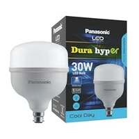 Panasonic 30 Watt Led Bulb, b22 High CRI & High Efficiency Bulb, High Wattage Bulb, 3.5kV Surge Protection, 25,000+ Burning Hrs Life, Cool Day Light (6500K-PBUM36307)