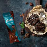 Phab 11g Protein Bar - Chocolate Brownie (High Fibre & No Added Sugar) - [ 3 x 35 g ]