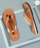 Women's Slipper Ortho-Care Trending Colorful Printed Flip Flops (Pack of 1) Women Flip Flops  (Tan , 8)