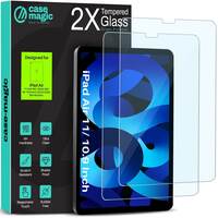 Case-Magic Pack of 2 Tempered Glass For iPad Air 10.9 Inch at Just Rs.349