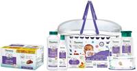 Himalaya Baby Gift Pack Basket,Pack of 1 Set,White & Himalaya Gentle Baby Soap Value Pack, 4 * 75g