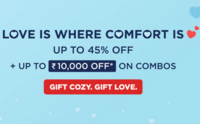The Sleep Company Valentine's Day Sale : Upto 45% Off + Upto Rs.10000 Off on Combos