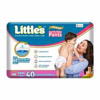 Little's New Born Baby Diaper Pants Style (NB) Upto 5 kg 40 Count - Pack of 1 (Location Specific)