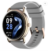 Noise Fit Buzz with 1.32inch HD Round Screen, Bluetooth calling and SPO2 Smartwatch  (Grey Strap, Regular)