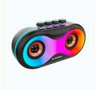Nu Republic Sonicpop 160 With 20 Hrs Playtime RGB Led Lights, Bluetooth Wireless Speaker (Black)