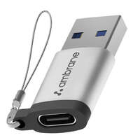 Ambrane USB Type C Female to USB Male OTG Adapter for Laptops, Tablets, Smartphones & Other(AOTG-A1)