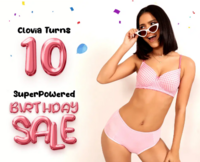 Clovia 10th Birthday Sale - Upto 65% off, Buy 1 Get 2 Free + Extra 239 off & More offers