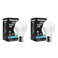Panasonic 12 Watt LED Bulb, B22 Base 12W Bulb Light for Home, 25000+ BH with 1 Year Warranty, 6500K Cool Day Bulb (Pack of 2)