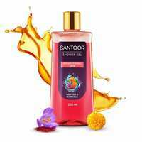 Santoor Brightening Shower Gel For Men & Women | For Glowing Skin| 250ml