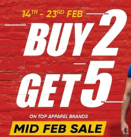 Reliance Fashion Factory Med Feb Sale : Buy 2 Get 5 Sale (14th - 23rd Feb)