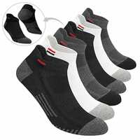 NAVYSPORT Ankle Socks for Men Women Cotton Sports Socks Pack of 6 Pairs, Free Size, Multicolour 