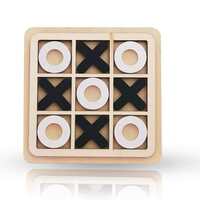 Zepto : Fablue Multicolor Wooden Tic Tac Toe Xo Game - Cross And Zero Game Toy For Kids And Adults