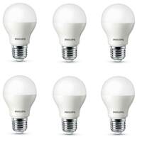PHILIPS 7W e27 LED Cool Day Light Bulb, Pack of 6 (Ace Saver)