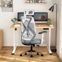 CELLBELL C190 Berlin Office Chair (Grey - White)