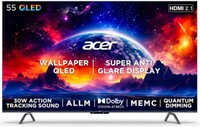 Acer 139 cm (55 inches) W Series 4K Ultra HD QLED Smart Android TV AR55AR2851QD