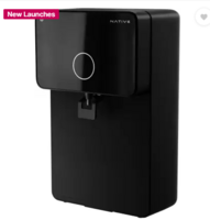 NATIVE By Urban Company M1 Copper Purifier 8 L RO + UV + Minerals (Black)