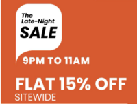 Furniture Mania : The Late - Night Sale - Upto 75% Off + 50% Cashback + 15% Off on Coupon Code 
