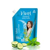 Fresh Vivel Cooling Body Wash, Mint & Cucumber Shower Gel, 400 ml [location specific]