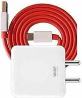 Maxxcen 65 W SuperVOOC 6 A Mobile SUPER FAST CHARGER WITH C TYPE CABLE INCLUDED DA12AS Charger with Detachable Cable (Red, Cable Included)