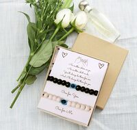 Guuchuu Love Quote Certificate with Pre Defined Terms (Couple Evil Eye Braclet)