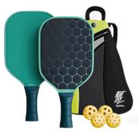 Lifelong Pickleball Paddle Set, Carbon Fiber Surface, 4 Pickleball Balls & Paddle Cover Bag Apply ₹200 coupon 