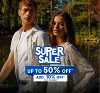Pepe Jeans Super Sale: Upto 50% Off + Additional 10% off on 2 or more