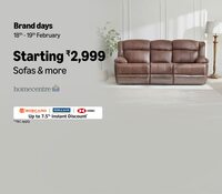 Homecentre Brand Days 18th - 19th February 