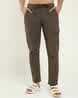 NEVER NEUD Men Flat-Front Relaxed Fit Cargo Pants