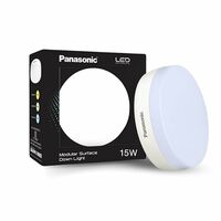 Panasonic 15W LED Modular Surface Light, 15W Twist & Fit Round LED Downlight for Bedroom