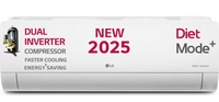 LG 2025 Mode AI Convertible 6-in-1 1.5 Ton 3 Star Split AI Dual Inverter with Faster Cooling and Energy Saving, VIRAAT Mode and Diet Mode Plus AC - 