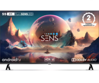 SENS Pikaso 140 cm (55 inch) Ultra HD (4K) LED Smart Android TV SENS55WASUHD