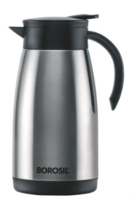 BOROSIL Double Wall Vacuum Insulated ThermoCarafe Teapot 1L