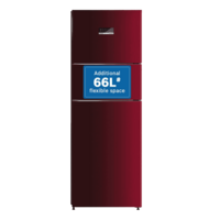 BOSCH Series 4 303 Litres Frost Free Triple Door Convertible Refrigerator (Transition Wine)