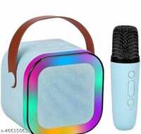 Athiva Mini Karaoke Machine Microphone Portable Bluetooth Wireless Speaker with Wireless Mic