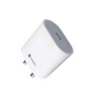 Portronics Adapto 20 20W Single Port Adapter (Type C) (White) (location specific) 