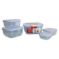 @99 Mastercook Malta Square Container Set - 5 Pieces: