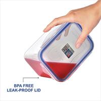 @79 Joyo Plastic 4 Side Lock 2051 Lunch Box - 800 ml: 2 Units

