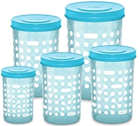 Milton Storex 5-In-1 Plastic Container Set Of 5, Blue {Account/Location Specific}
