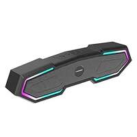  Blaupunkt Newly Launched SBA15 Gaming 16W Bluetooth Soundbar with 1200 mAh Battery I Gaming RGB Lights I TurboVolt Charging I AUX, Bluetooth, USB & TWS I BT Speaker for TV, Mobile, PC, Laptops(Black) 
