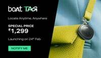 boAt New Launch Tag for Android Devices with Global Item Location Tracking, BT Tracker for Personal Items