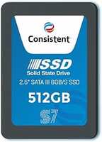 Consistent S6 SSD 512GB 2.5 Inch Sata Internal SSD