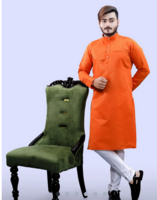 Upto 90% Off on Tibra Collection Men Cotton Blend Kurta (location specific)