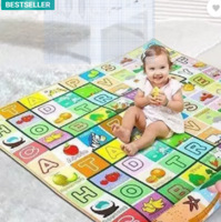 Look At Me Microfiber, Nylon Baby Play Mat  (Multicolor, Large)